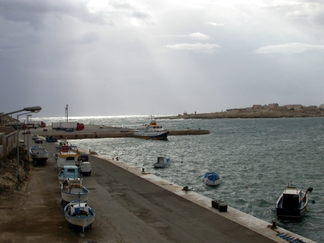 Hafen von Lampedusa