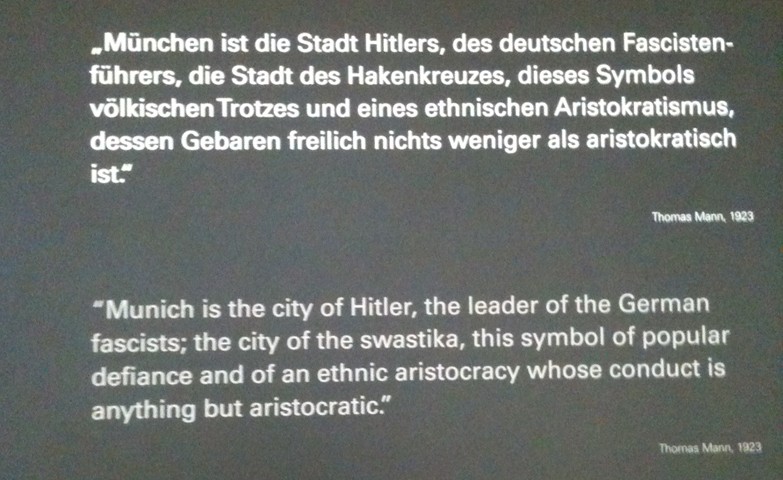 Thomas Mann über München 1923