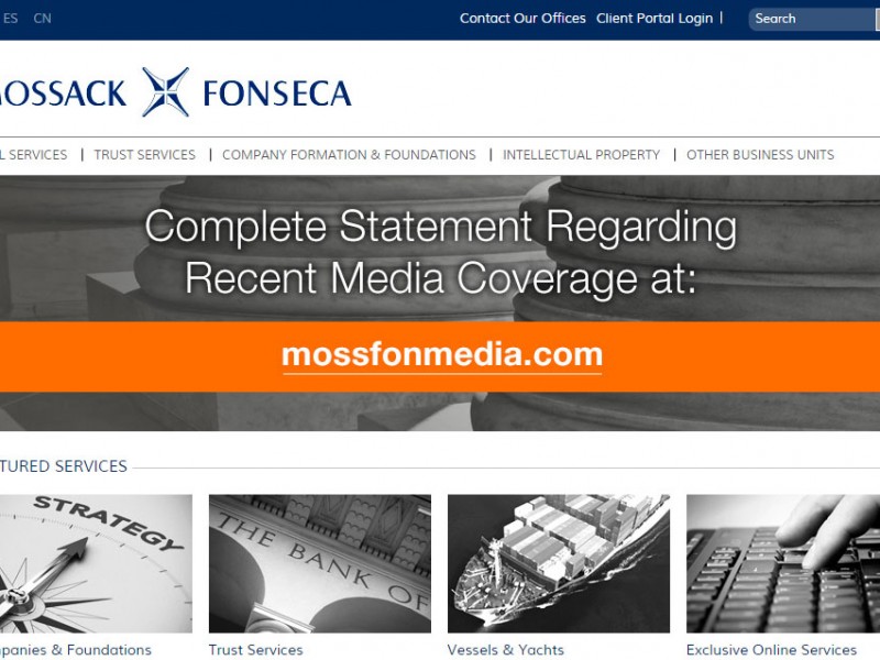 Website Mossack Fonseca