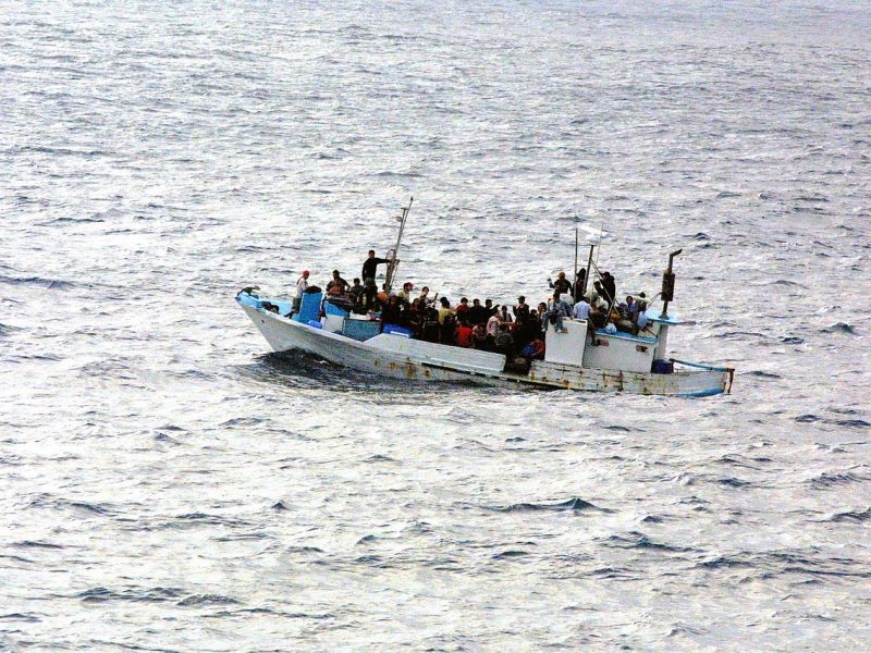 Flüchtlinge auf dem Mittelmeer