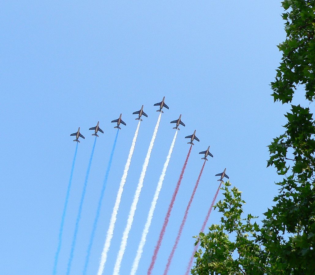 Paris am Nationalfeuertag