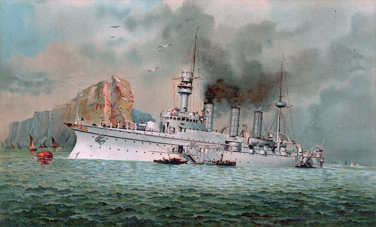 Kriegsschiff Hertha 1902