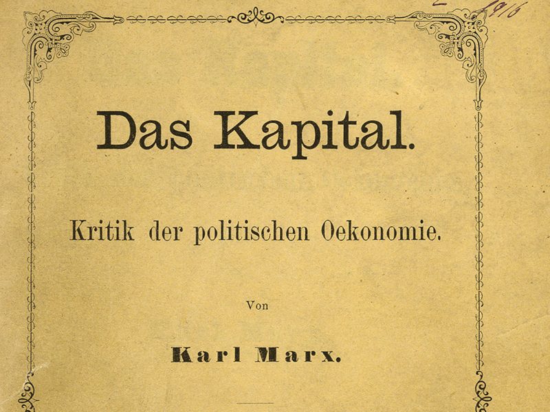 Karl Marx, Das Kapital