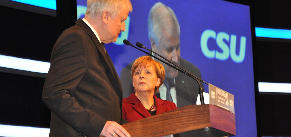 Angela Merkel mit Horst Seehofer