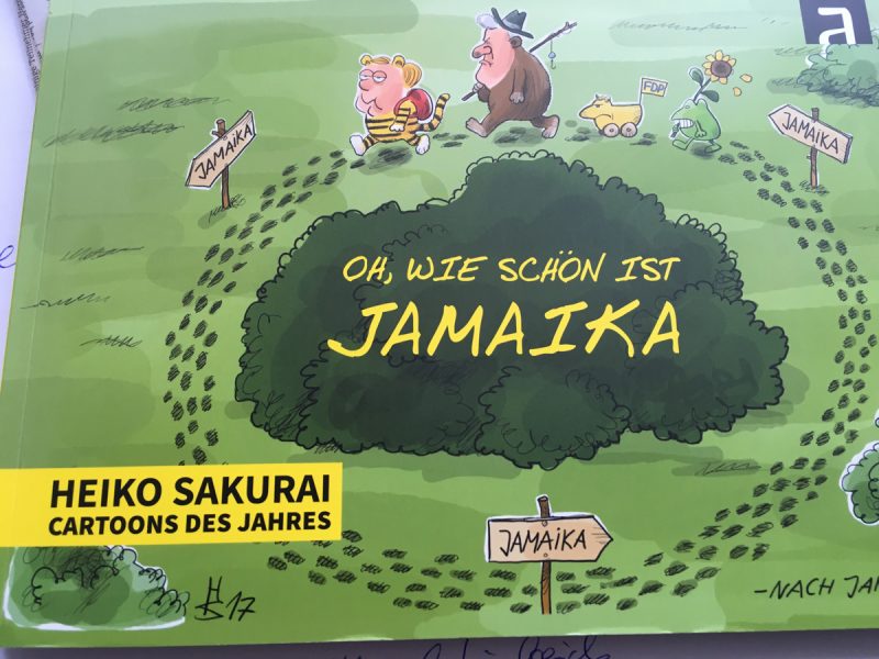 Jamaika, ein Cartoon von Heiko Sakurai