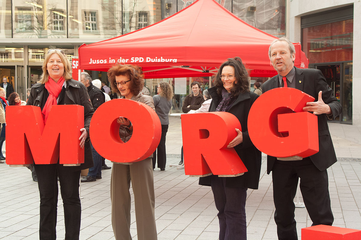 Andrea Nahles 2010 in Duisburg