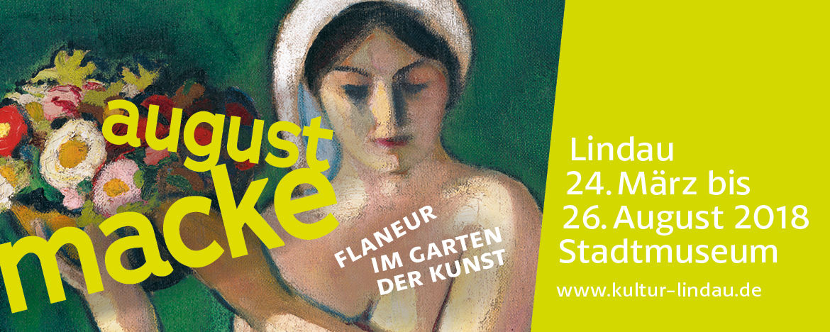 Ausstellungsplakat "Flaneur im Garten der Kunst"