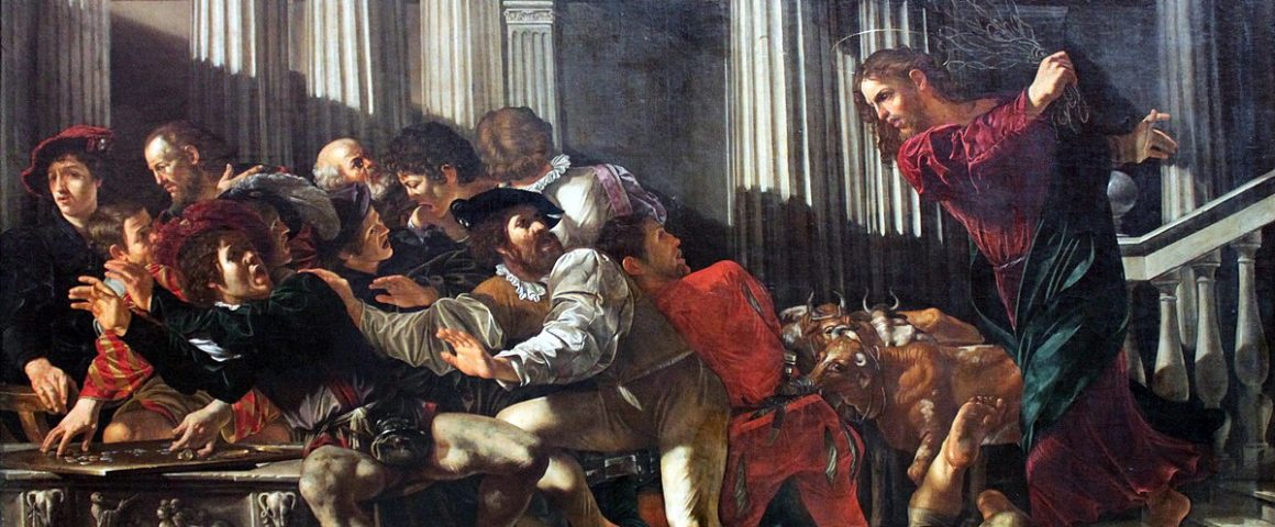 Christus vertreibt die Geldwechsler aus dem Tempel
