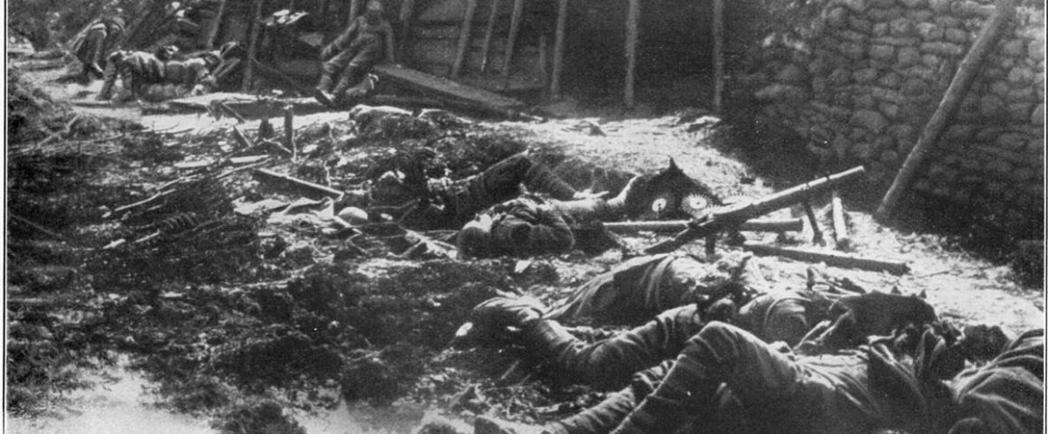 Folgen eines Gasangriffs , Frankreich 1916