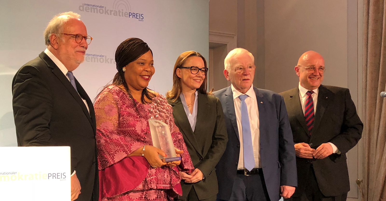 Verleihung des Internationalen Demokratiepreis Bonn