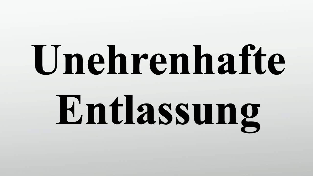 Unehrenhafr