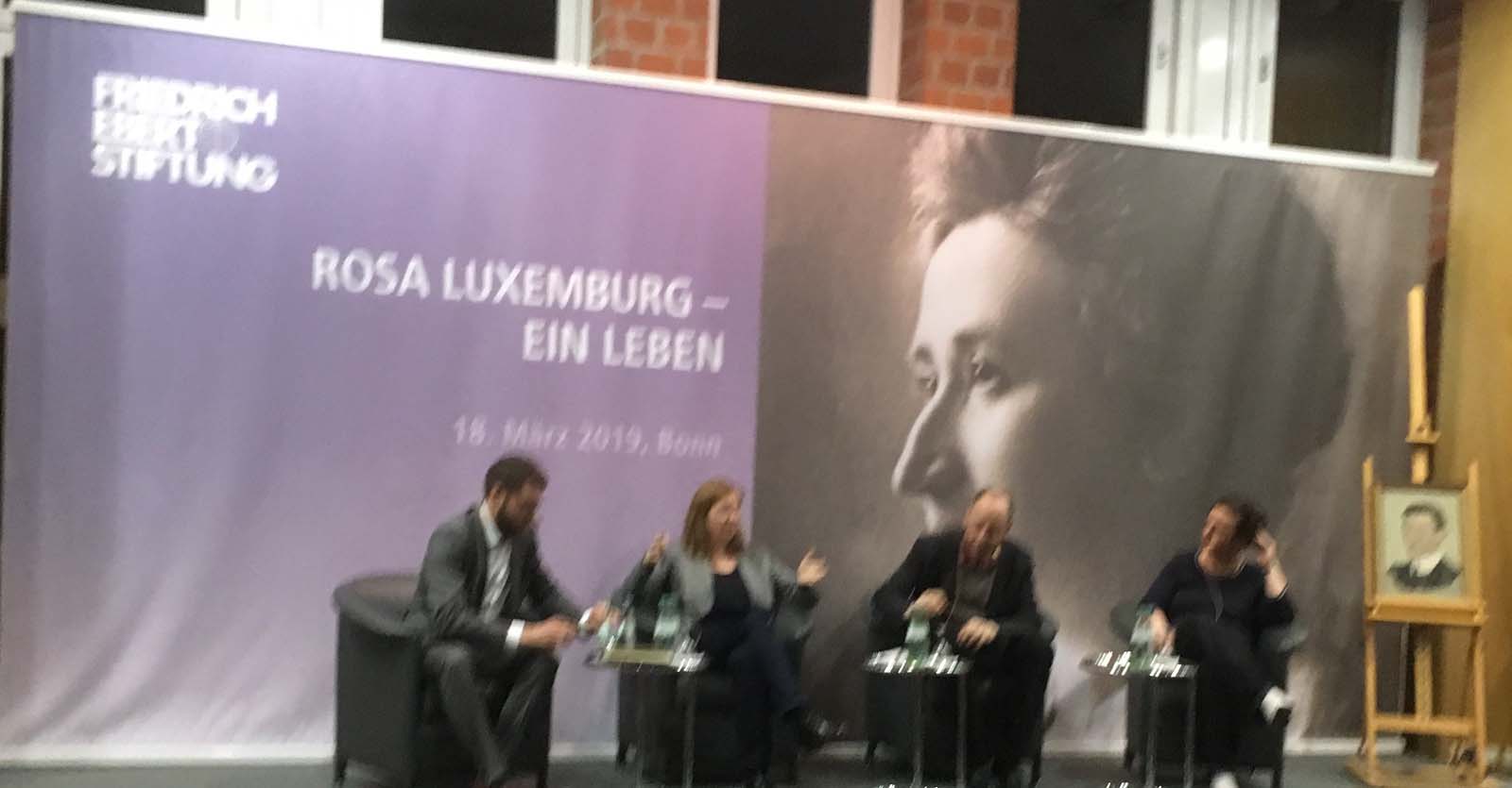 Rosa Luxemburg, Podiumsdiskussion FES