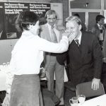 Helmut und Loki schmidt mit Hans Wallow