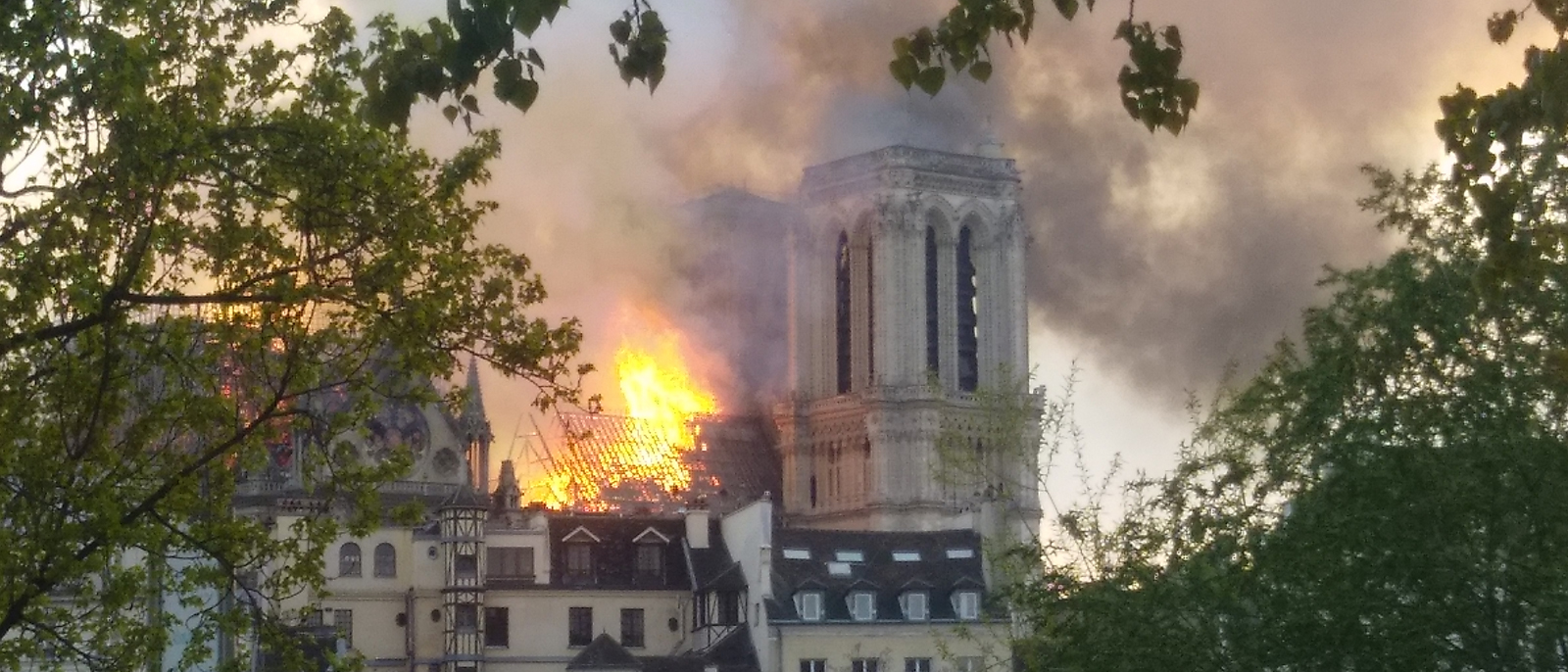 Brand von Notre Dame am 15. April 2019
