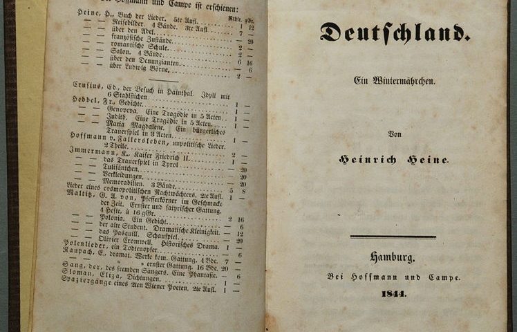 Sei Mir Gegrusst Mein Sauerkraut Holdselig Sind Deine Geruche Vor 175 Jahren Schrieb Heinrich Heine Deutschland Ein Wintermarchen Blog Der Republik