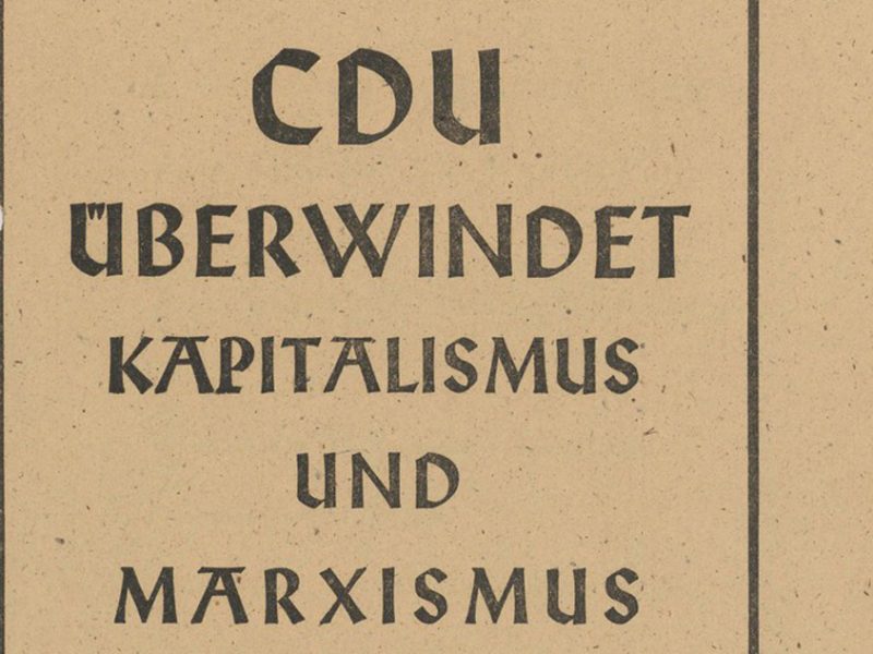 Ahlener Programm der CDU, 1947