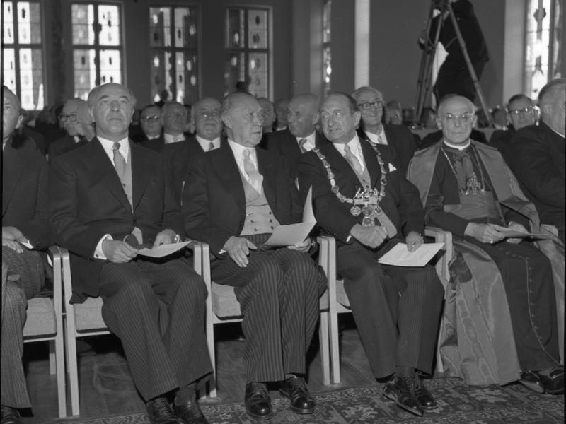 Konrad Adenauer und Kardinal Frings