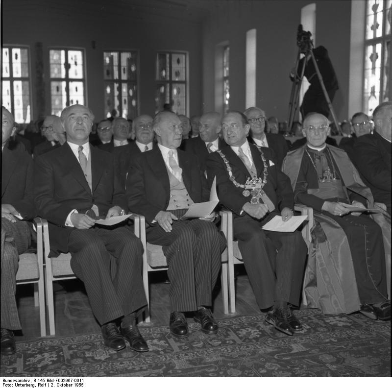 Konrad Adenauer und Kardinal Frings