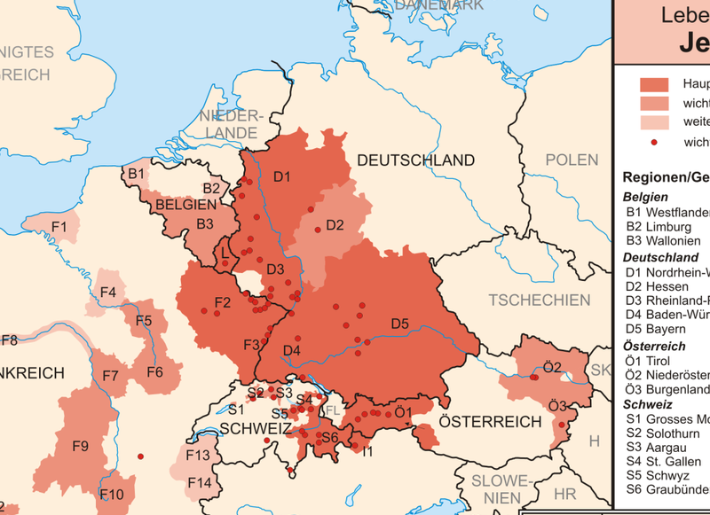 Jenische Dörfer und Lebensräume in ;Mittel-Europa