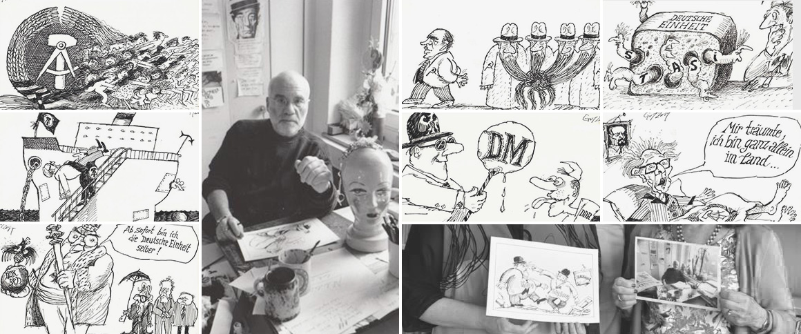 Einer der letzten großen Karikaturisten:: Bernd Gutzeits Nachlass liegt jetzt im Institut für Zeitungsforschung