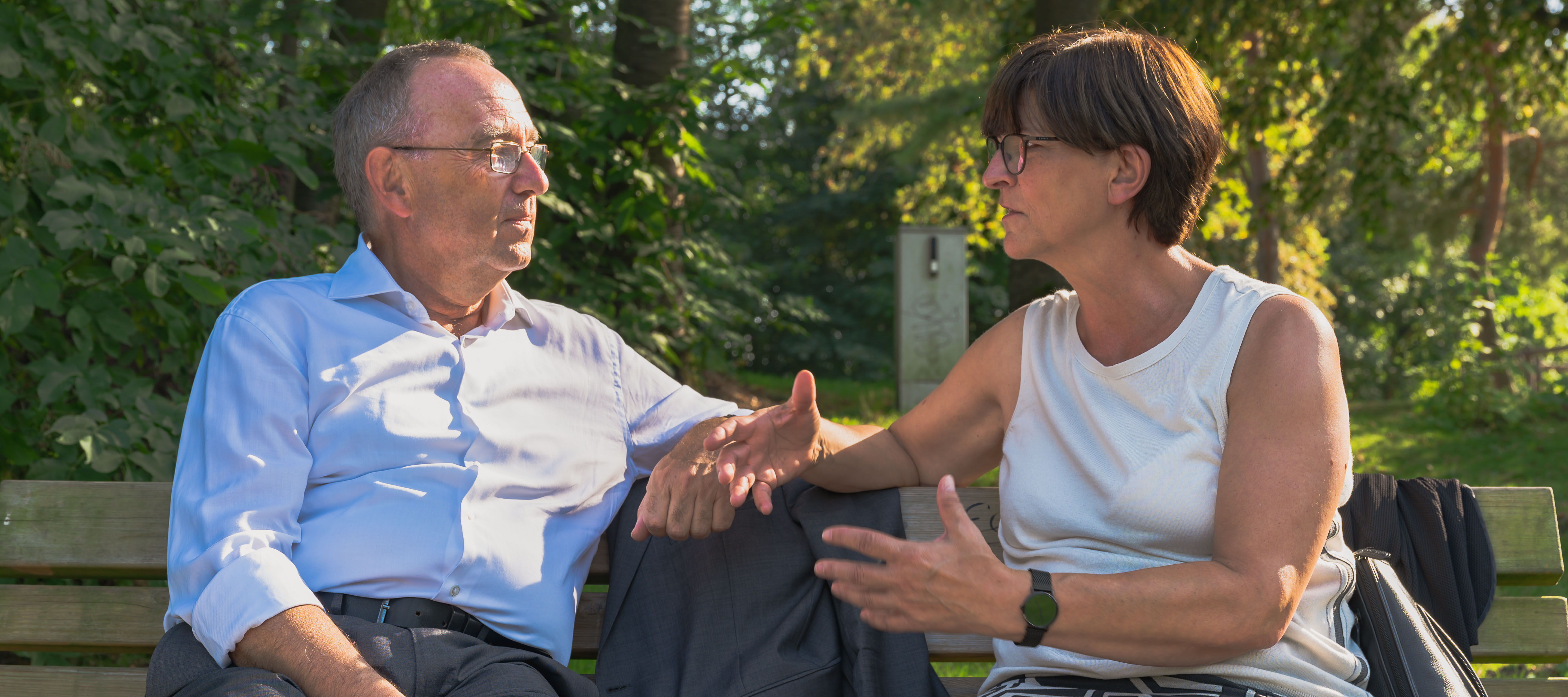 Saskia Esken und Norbert Walter-Borjans
