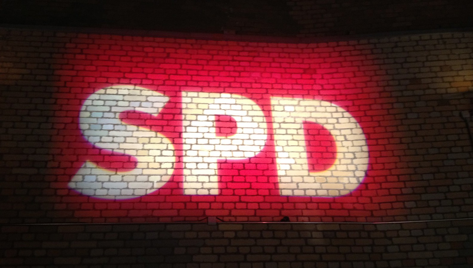 Projektion SPD-Logo