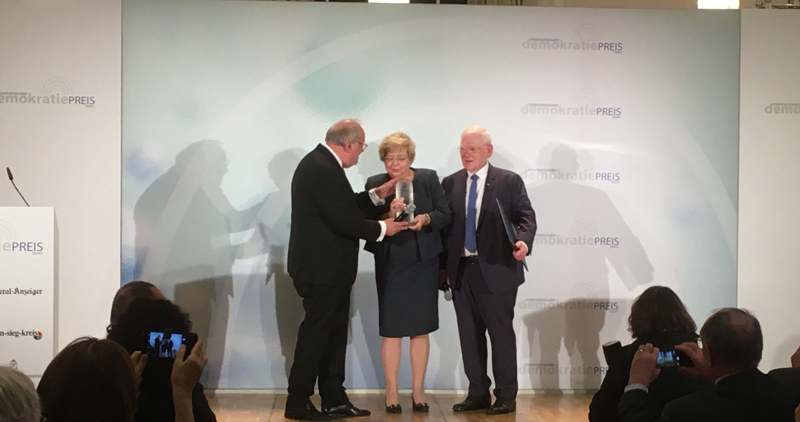 Verleihung des Demokratie-Preises