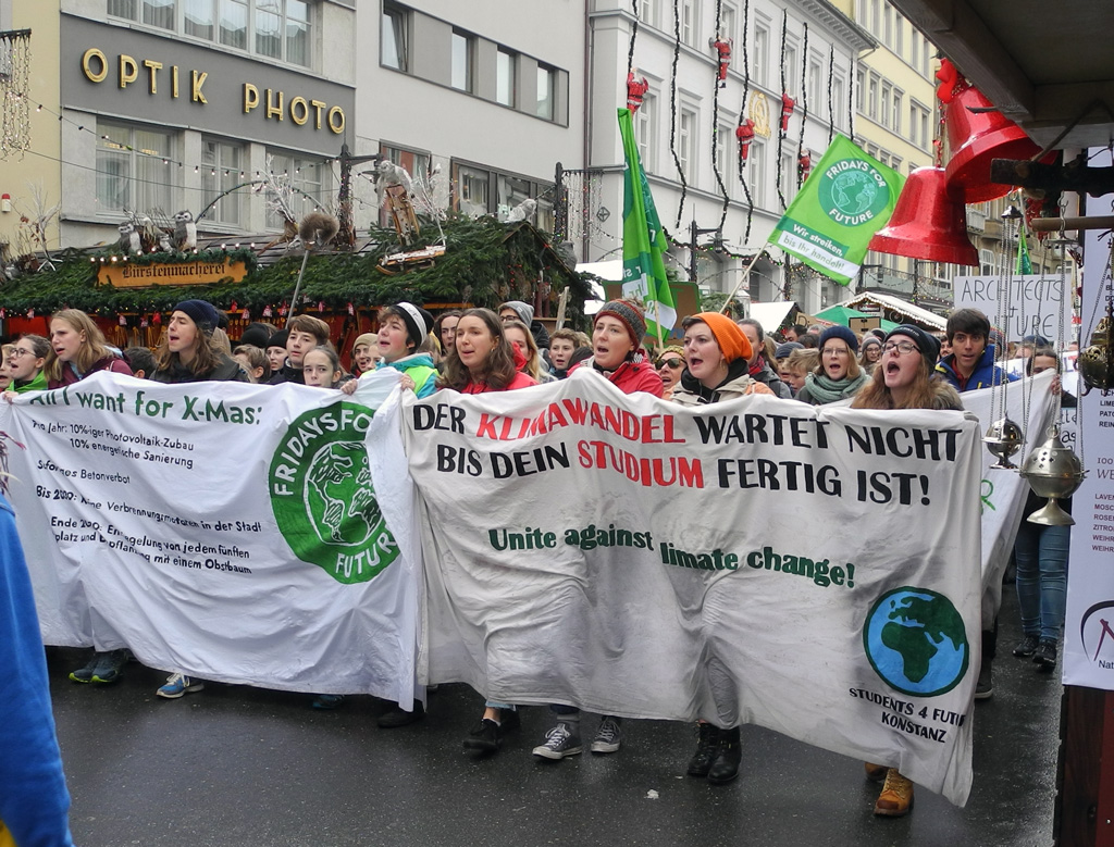 Demonstration gegen Untätigkeit der Politik