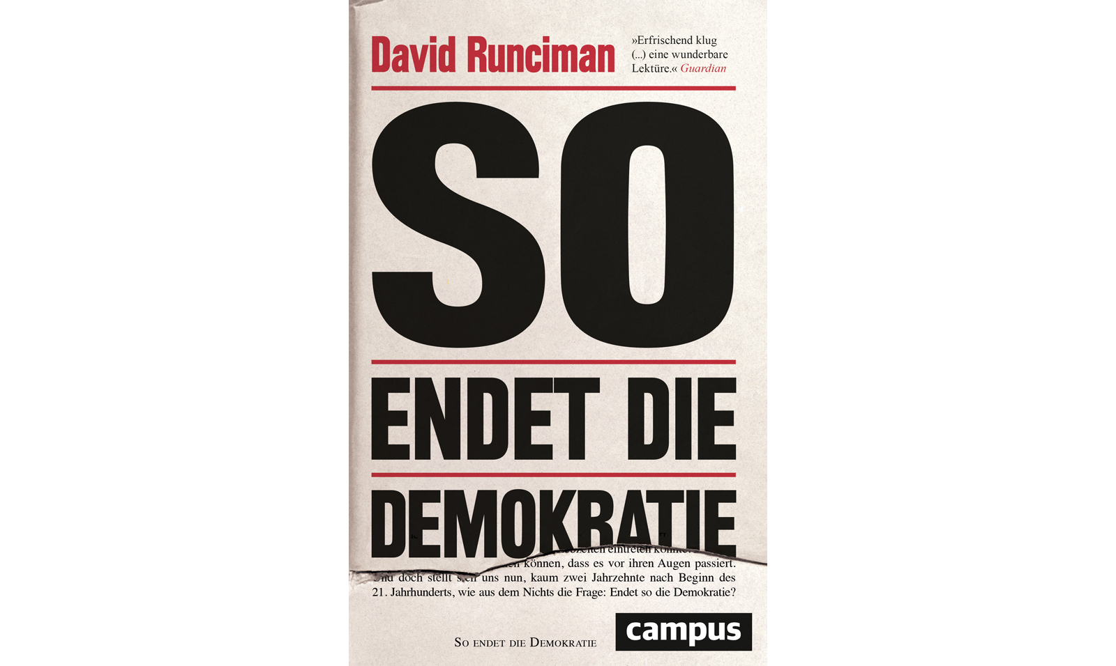 Demokratie – Was denn sonst? – Eine Buchbesprechung