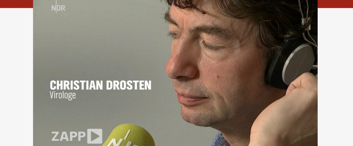 Drosten - Screenshot NDR-ZAPP