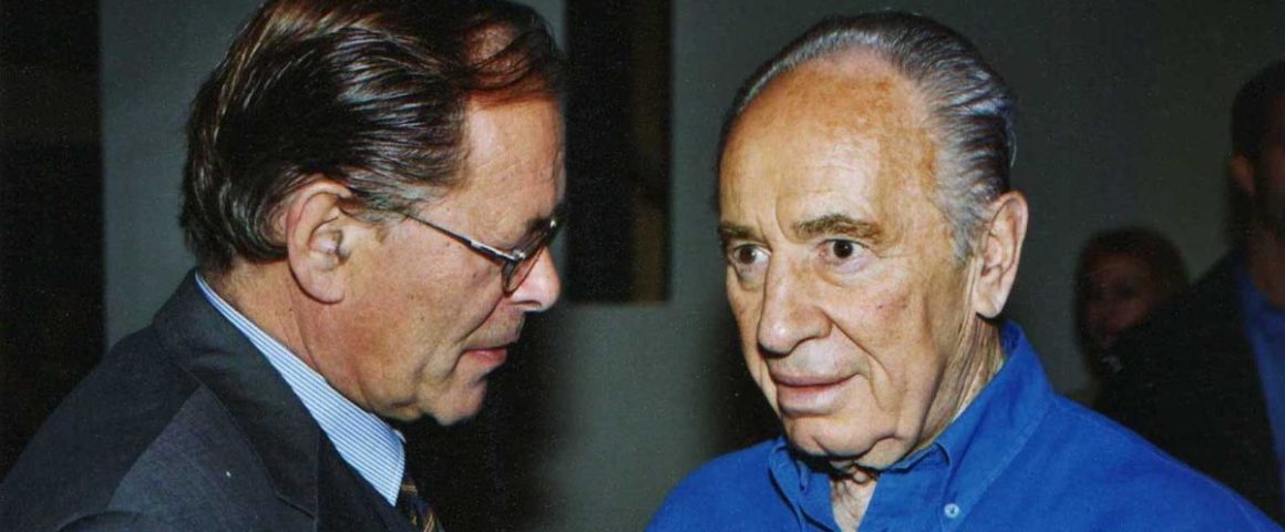 Rudolf Dressler und Shimon Peres