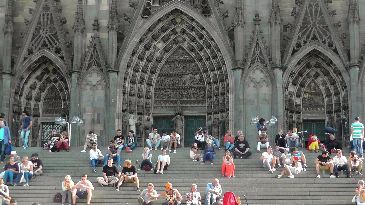 Köln, Domtreppe