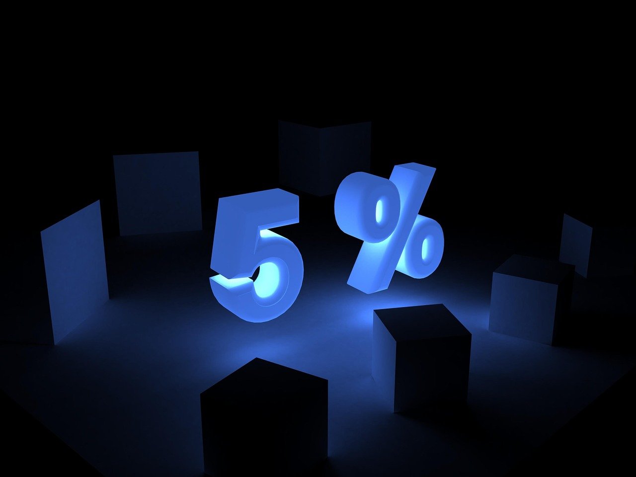 5%
