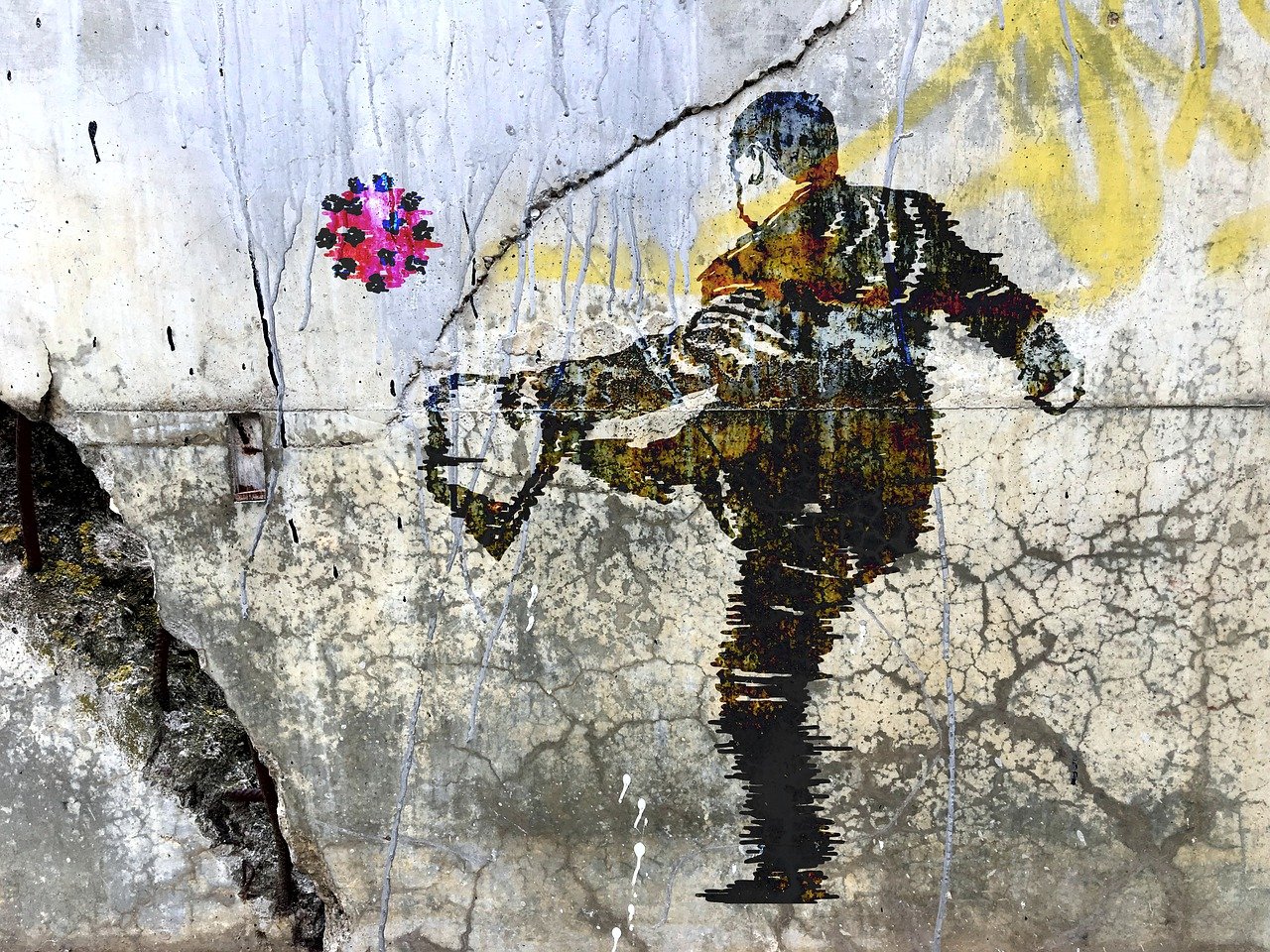 Corona-Virus Graffiti