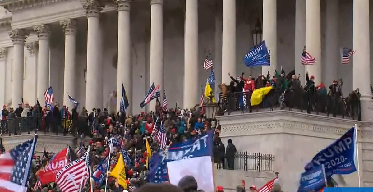 Kapitol am 6. Janiar 2021