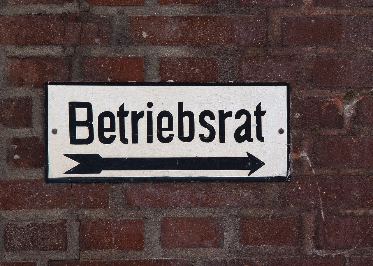 Schild "Betriebsrat"