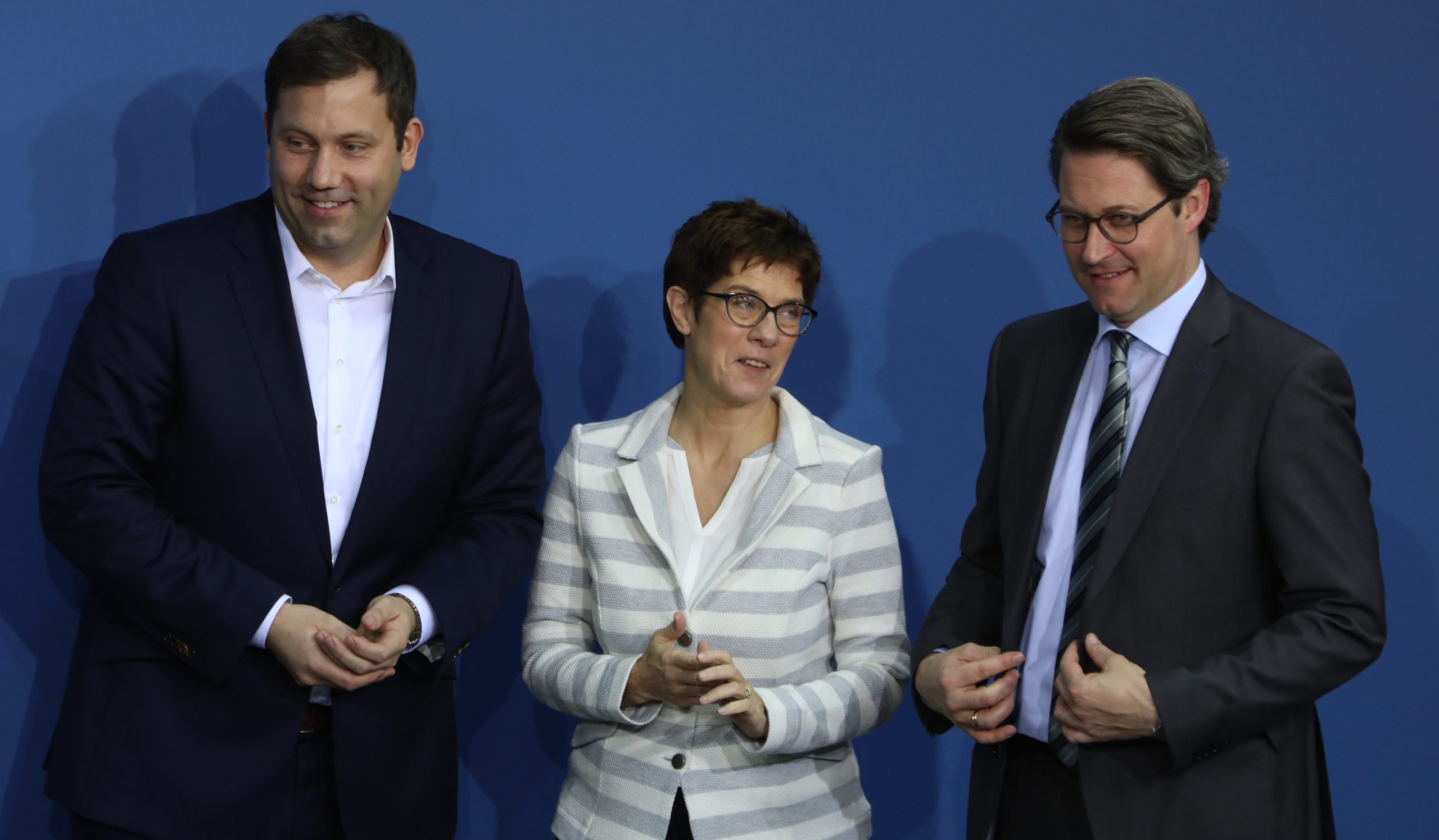 Lars Klingbeil 2018 bei der Unterzeichnung des Koalitionsvertrages