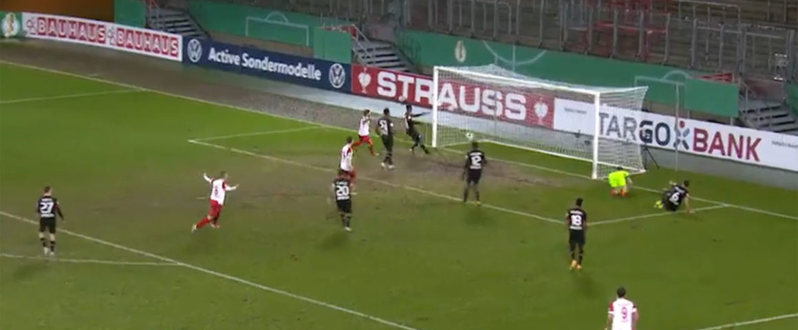 Rot-Weiss Esssen gegen Bayer Leverkusen Pokalspiel 2.2.2021