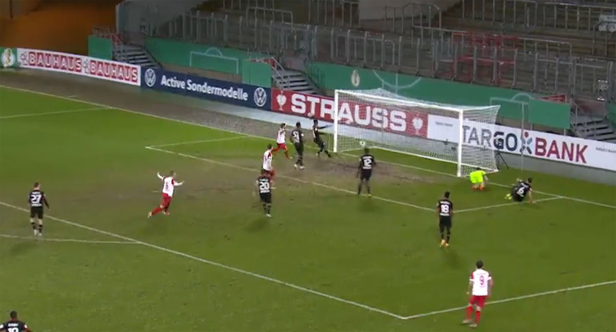 Rot-Weiss Esssen gegen Bayer Leverkusen Pokalspiel 2.2.2021