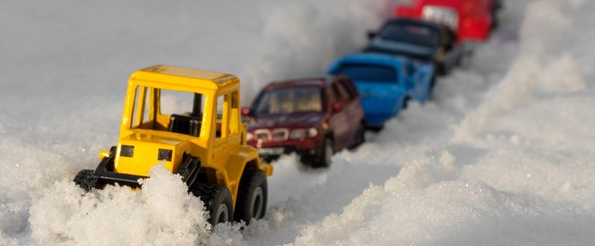 Autos im Schnee