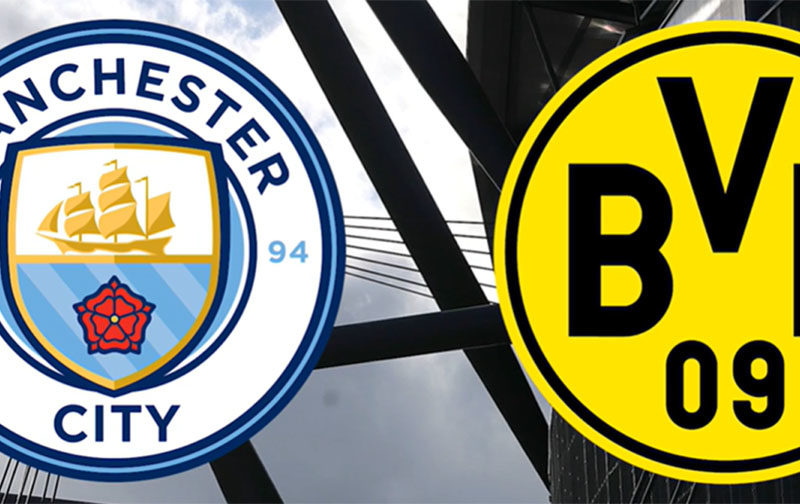 Logo BVB 09 und Manchester City