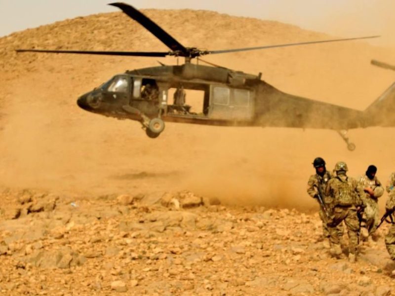 NATO und Afghanische Truppenübung