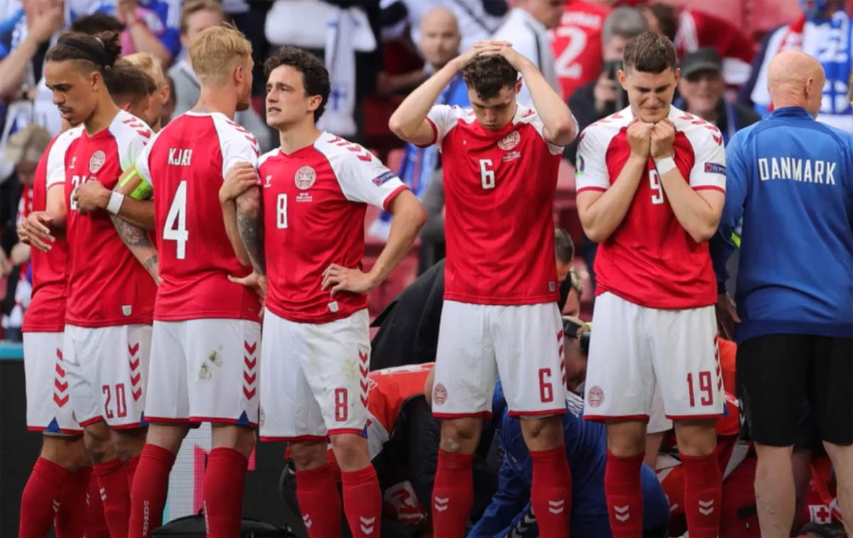 Fußball EM - Kollaps Eriksen