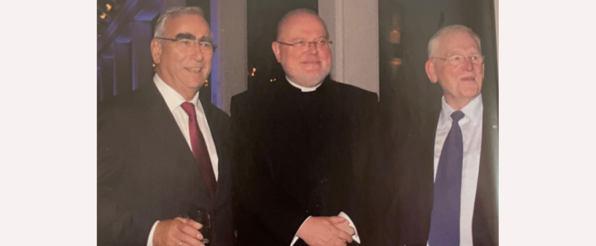 Kardinal Marx mit Friedhelm Ost und Theo Waigel, 2014