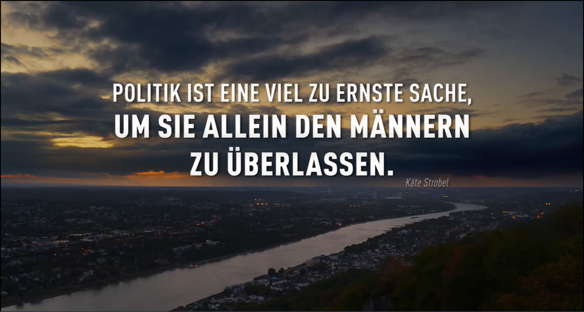 Screenshot aus dem Film "Die Unbeugsamen"