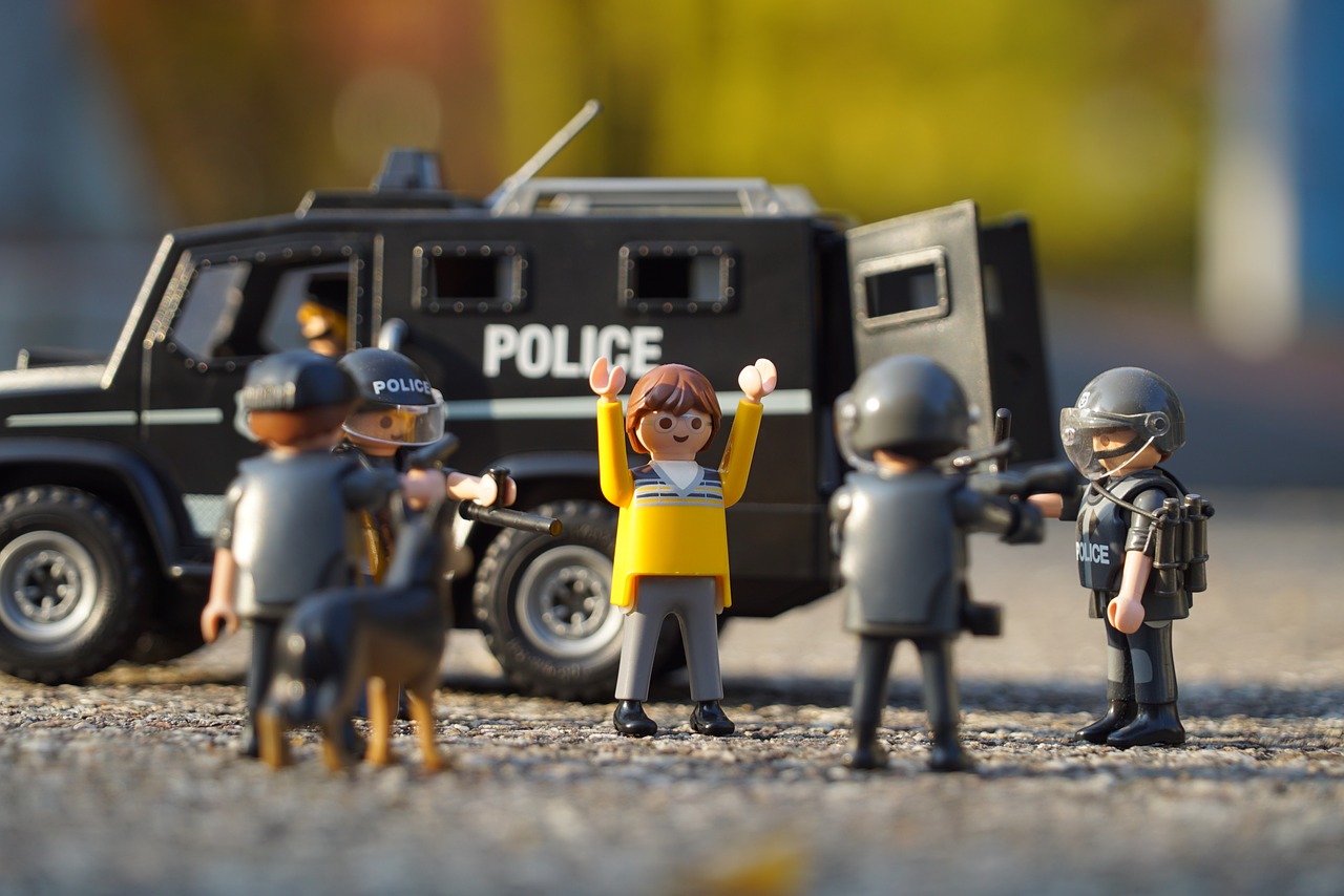 Polizeieinsatz - Playmobilfiguren