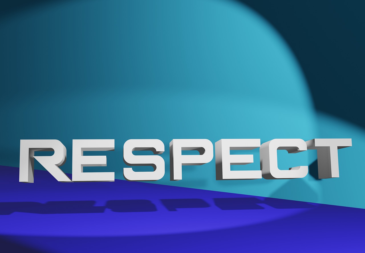 Schriftzug "Respect"