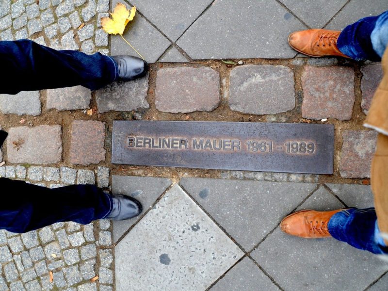 Markierungslinie Berliner Mauer