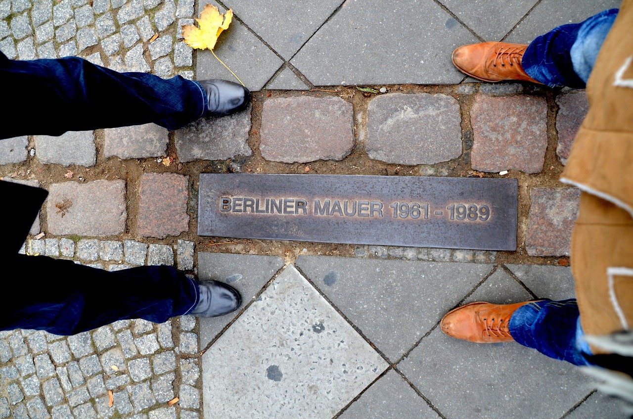 Markierungslinie Berliner Mauer