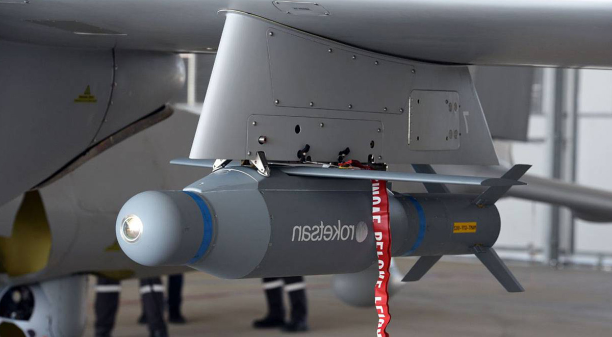 Bewaffnette türkische Angriffsdrohne